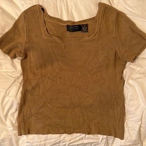 Dana Buchman Gold Short Sleeve